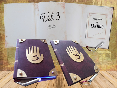 Libros Gravity Falls 3 Tinta Ultravioleta+1 Y 2 Sin Tinta Uv