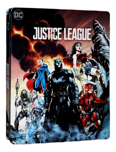 Liga De La Justicia Steelbook Justice League Blu-ray + Dvd