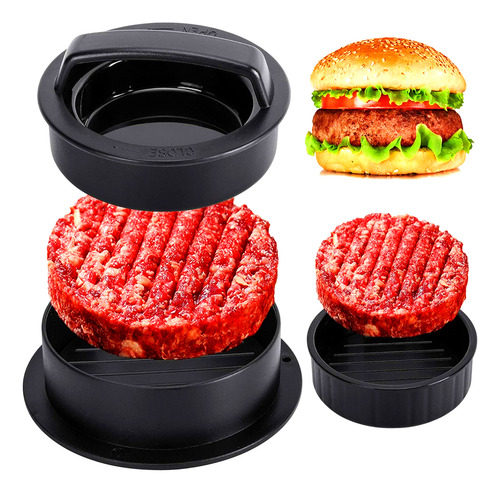 Juego Combinado De 2 Prensas Para Hamburguesas 3 En 1