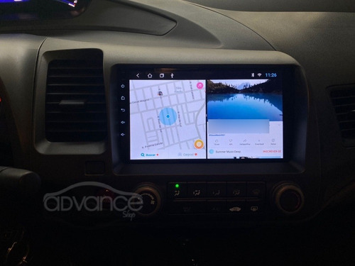 Central Multimidia 9' Honda Civic G8 Android + Carplay