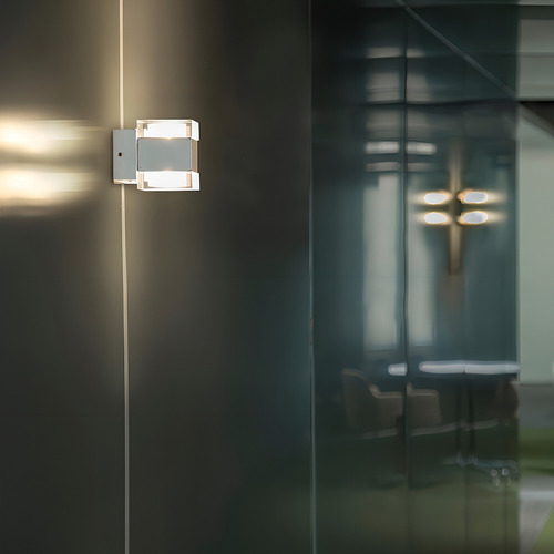 Lampara Sobreponer Muro Cromado Luz Suave Cálida TLLED-500/6W/CR Tecnolite