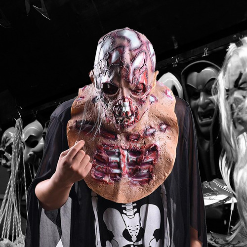 Máscara De Terror Creativa Malvada Para Fiesta De Halloween 