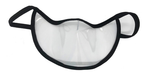 Imagen 1 de 10 de Barbijo Tapaboca Transparente Reutilizable Hipoacúsico
