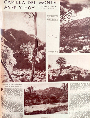 Capilla Del Monte Ayer Y Hoy 1967 Por José Rexach La Prensa