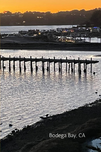 Libro:  Bodega Bay: Photograph Of Sunset Over Bodega Bay