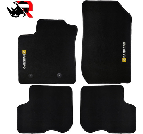 Imagen 5 de 5 de Tapete Alfombra Automotriz Compatible Sandero Renault / D1