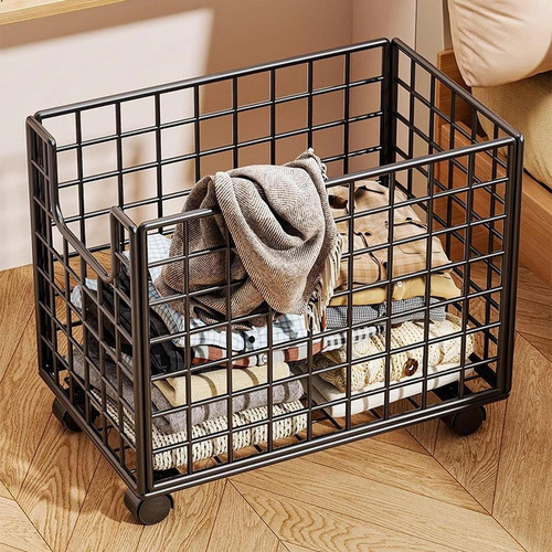 Cesta De Lavandería Con Ruedas, Canasta De Lavandería De