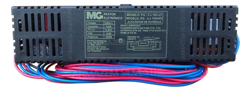 Reator Eletrônico 2 X 110w 220v - Lampada H.o