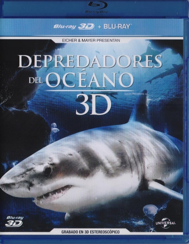 Depredadores Del Oceano Documental Blu-ray 3d + Blu-ray