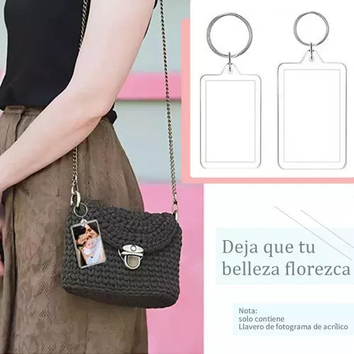 Llavero Colgante Pequeño Con Forma De Foto Diy, Marco De Fot