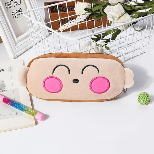 Bolso Cosmetiquera Lapicera Kawaii Cute Color Blanco