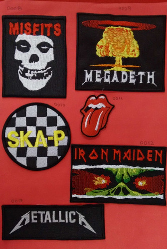 Parche - Apliques Bordados De Rock Para Coser.