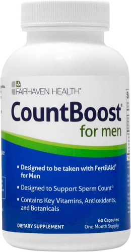Fairhaven Health | Countboost Male Fertility | 60 Capsules