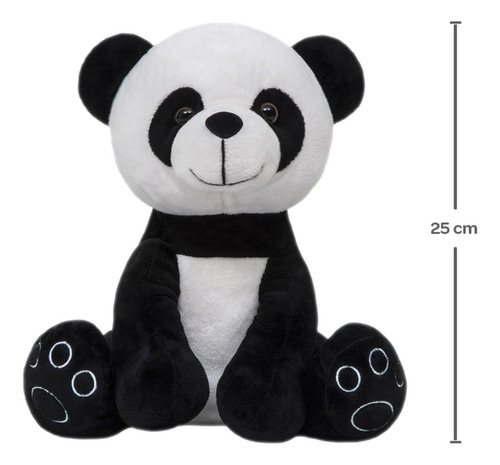 Pelúcia Bebê Meu Animalzinho Fofinho 25 Cm Pandinha Buba