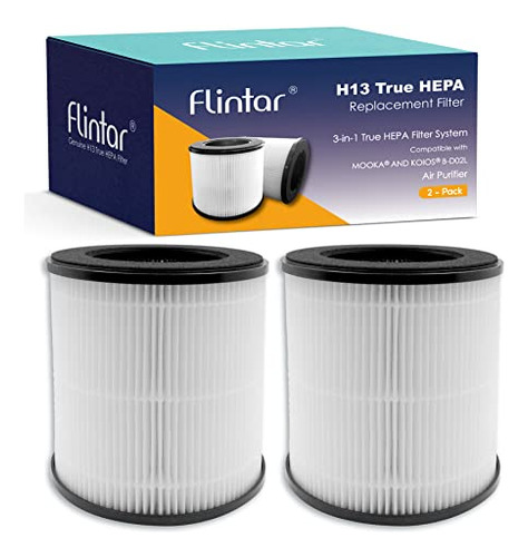 Filtro De Repuesto B-d02l H13 True Hepa, Compatible Pur...