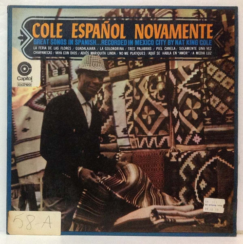 Lp Nat King Cole - Cole Espanol Novamente - Capitol