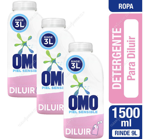 Omo Para Diluir 500ml 3 Unidades