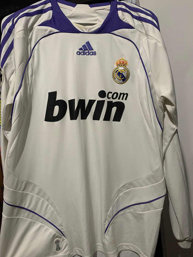 Camiseta Del Real Madrid 2007/08 Utilizada Por Guti En Ucl
