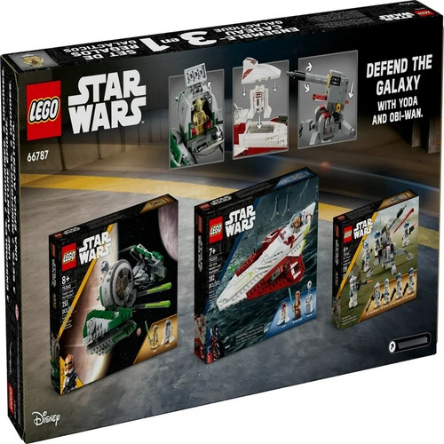 Lego Star Wars 66787 Galactic Gift Set 3 En 1 Cantidad De Piezas 654