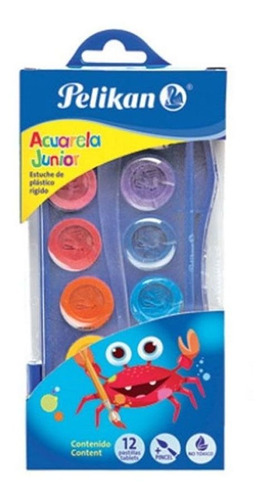 Acuarelas Estuche X12 Colores Pelikan