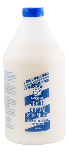 Campbell's Espuma Liquida Premezcla Para Barberos (1/2 Galon