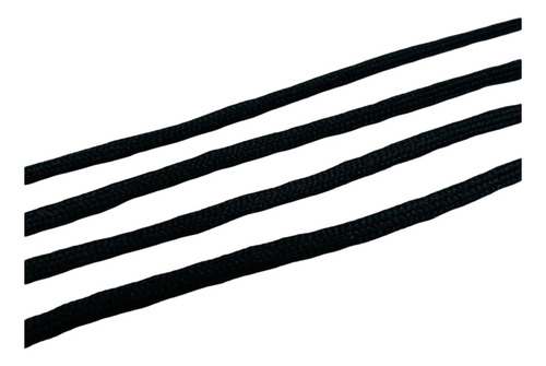 Agujetas/cordones Para Todo Tipo De Calzado Calidad Premium 077-agujeta Redonda Negra De 120cm