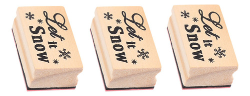 Sello Hand Account Stamp Con Forma De Copo De Nieve Navideño