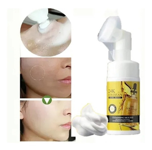 Imagen 2 de 7 de Espuma Facial Con Tónico Colágeno Dorado Y Crema Gel Ojo 24k