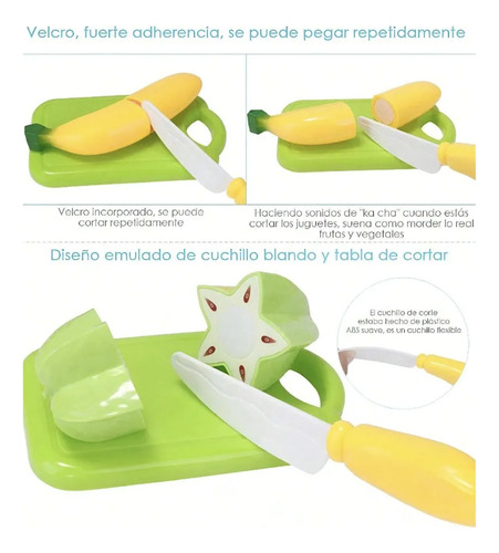 Juguetes Educativos De Cocina De Simulación, Juego De 18p Multicolor