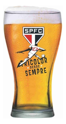 Copo P/ Cerveja Shape 470ml Globimport - São Paulo Jogador