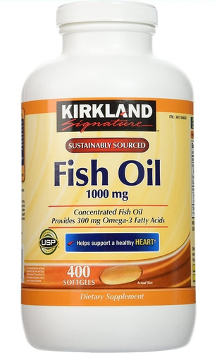 Fish Oil 1000mg Americano Sin Gluten