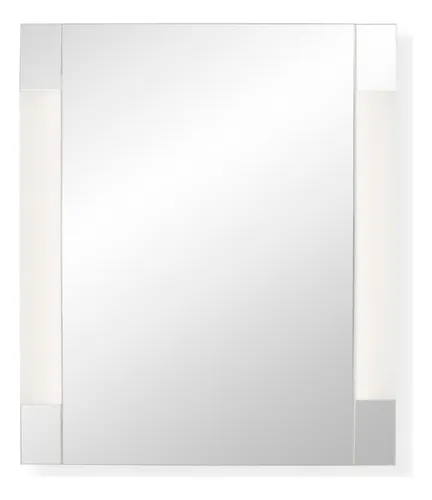 Espejo Moderno Luz Led Rectangular Maki 60x80 Reflejar Baño