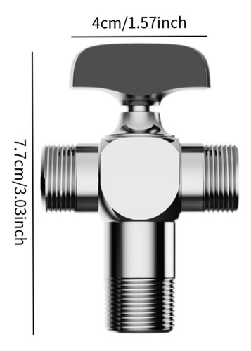 Conector De Diversión De Agua Adaptador De Válvula Argén