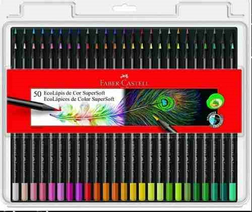 Lapices Faber Castell Supersoft X 50 Colores Microcentro