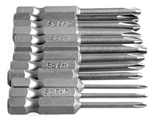 Haste Hexagonal Phillips De 50 Mm E 1/4 De Polegada Para Par
