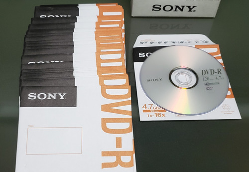 Disco Dvd-r  Sony  Caja Con 40 Discos De Colección