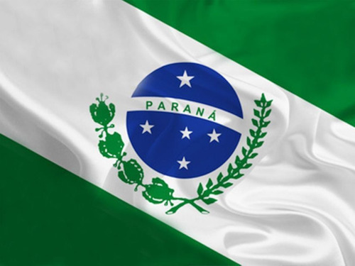 Bandeira Estado Paraná Bordada 1,12x1,60 Metros 2.5 Panos