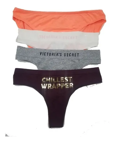 Set De 4 Pantaletas Victoria s Secret Talla S Cuotas sin inter s