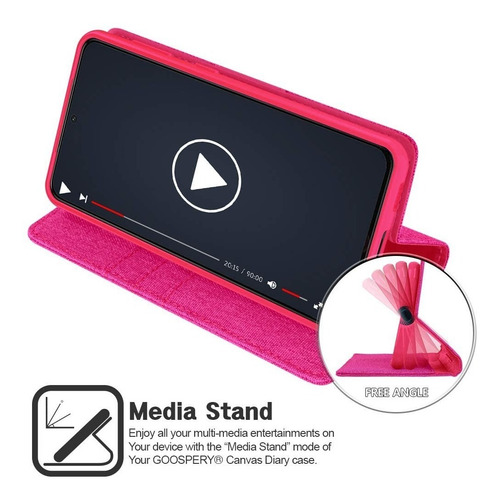 Imagen 4 de 6 de Funda Protector Cartera Tarjetero Canvas Para Moto G9 Power