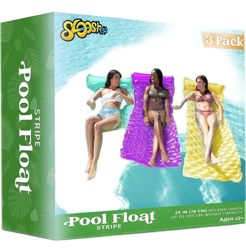 Colchoneta Flotante Inflable De Bolsillo Sloosh Colchón De P
