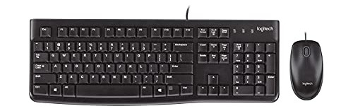 Logitech Mk120 Wired Usb Keyboard Mouse Desktop Combo