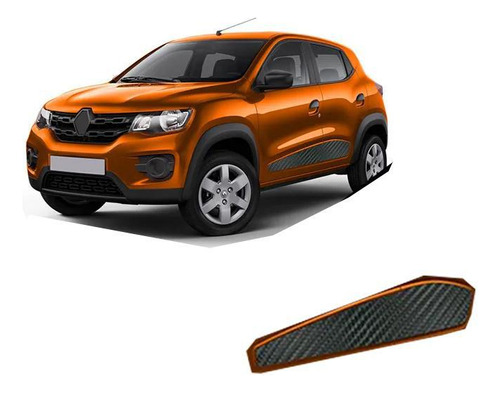 Adesivo Lateral Renault Kwid Carbono