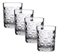 Comprar Set X 4 Vasos Trago Whisky Agua Vidrio Estrella Pasabahce Color Transparente