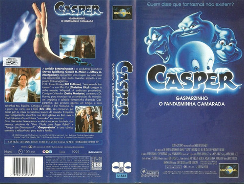 Vhs - Casper Gasparzinho O Fantasminha Camarada - Bill Pullm