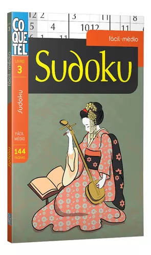 Livro Coquetel Sudoku nível médio Ed 200