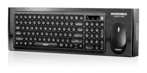 Kit Inalámbrico Micronics Teclado Multimedia Y Mouse Óptico