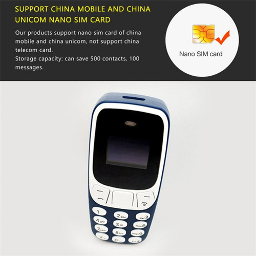 Bluetooth Mini Teléfono Dual Sim Gsm Llamada