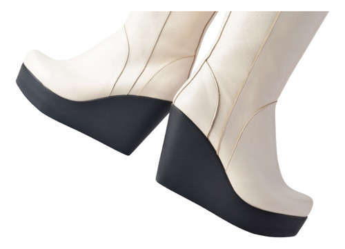 Imagen 9 de 10 de Botas De Montar Mujer De Cuero Bucaneras Siberia - Ferraro -