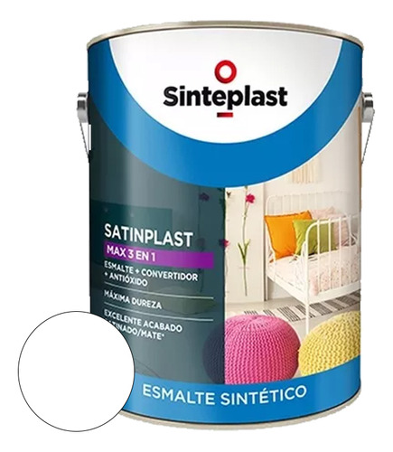 Satinplast Esmalte Convertidor Antioxido 1 L Sinteplast Mm