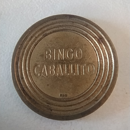 Ficha/token Bingo Caballito (Usado)